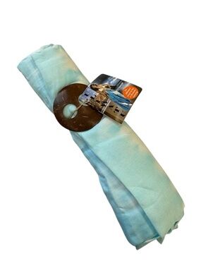 ULUWATU Bali Light Blue Tie-Dye Sarong Wrap nwt